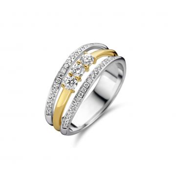 Juwelier Vanquaethem - Ring - Goud 18 karaat - Briljant