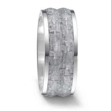 Juwelier Vanquaethem Trouwring - Carbon & Titanium