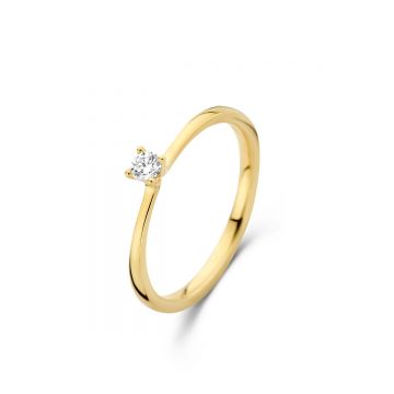 Juwelier Vanquaethem Verlovingsring - Goud 18 karaat - Briljant